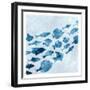 School of Fish 1-Kimberly Allen-Framed Art Print