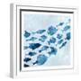 School of Fish 1-Kimberly Allen-Framed Art Print