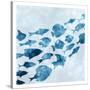 School of Fish 1-Kimberly Allen-Stretched Canvas