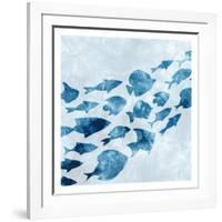 School of Fish 1-Kimberly Allen-Framed Art Print