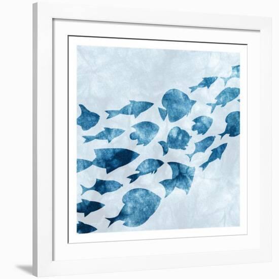 School of Fish 1-Kimberly Allen-Framed Art Print