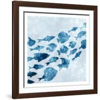 School of Fish 1-Kimberly Allen-Framed Art Print