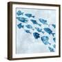 School of Fish 2-Kimberly Allen-Framed Premium Giclee Print