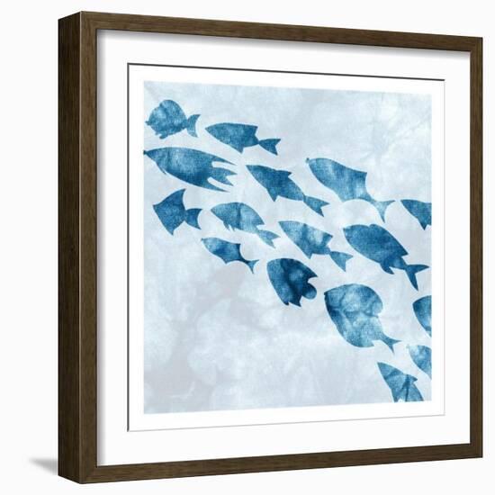 School of Fish 2-Kimberly Allen-Framed Art Print