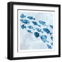 School of Fish 2-Kimberly Allen-Framed Art Print