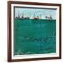 "School of Fish Among Lines", August 7, 1954-Thornton Utz-Framed Giclee Print