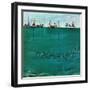 "School of Fish Among Lines", August 7, 1954-Thornton Utz-Framed Giclee Print