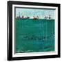 "School of Fish Among Lines", August 7, 1954-Thornton Utz-Framed Giclee Print