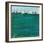 "School of Fish Among Lines", August 7, 1954-Thornton Utz-Framed Premium Giclee Print