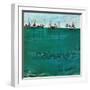 "School of Fish Among Lines", August 7, 1954-Thornton Utz-Framed Premium Giclee Print