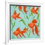 School of Fish II-Gina Ritter-Framed Art Print