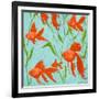 School of Fish II-Gina Ritter-Framed Art Print