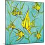 School of Fish III-Gina Ritter-Mounted Art Print