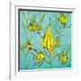 School of Fish III-Gina Ritter-Framed Art Print