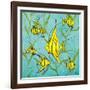 School of Fish III-Gina Ritter-Framed Art Print