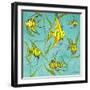 School of Fish IV-Gina Ritter-Framed Art Print