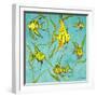 School of Fish IV-Gina Ritter-Framed Art Print