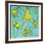 School of Fish IV-Gina Ritter-Framed Art Print