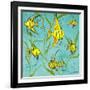 School of Fish IV-Gina Ritter-Framed Art Print