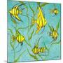 School of Fish IV-Gina Ritter-Mounted Art Print