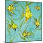 School of Fish IV-Gina Ritter-Mounted Art Print