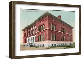 School of Mines, Butte-null-Framed Art Print