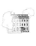 Sketchbook Townhouse-School of Padua-Giclee Print