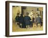 School of Painting, 1871-Giacomo Favretto-Framed Giclee Print