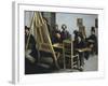 School of Painting-Michele Cammarano-Framed Giclee Print