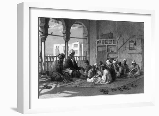 School of Sultan Hassan in Turkey-E Goodall-Framed Art Print