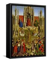 School Of: The Fountain of Grace and the Triumph of the Church Over the Synagogue-Jan van Eyck-Framed Stretched Canvas