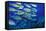 School of Yellowspot Emperor, Blue Corner, Palau, Micronesia-Ali Kabas-Framed Stretched Canvas