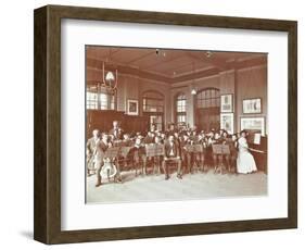 School Orchestra, Cromer Street School/ Argyle School, St Pancras, London, 1906-null-Framed Photographic Print