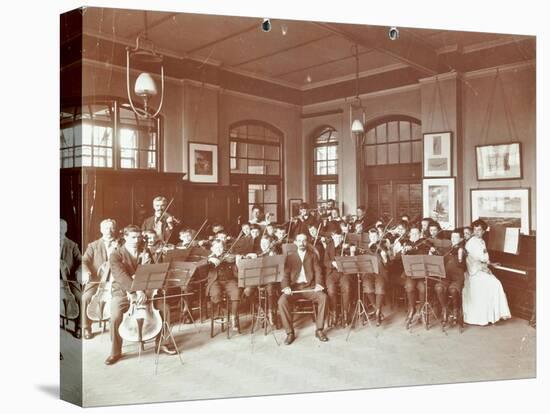 School Orchestra, Cromer Street School/ Argyle School, St Pancras, London, 1906-null-Stretched Canvas