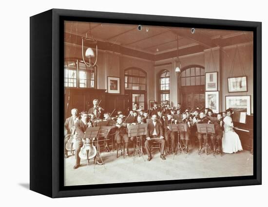 School Orchestra, Cromer Street School/ Argyle School, St Pancras, London, 1906-null-Framed Stretched Canvas