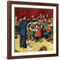 "School Orchestra", March 22, 1952-Amos Sewell-Framed Giclee Print