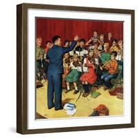 "School Orchestra", March 22, 1952-Amos Sewell-Framed Giclee Print