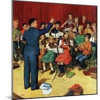 "School Orchestra", March 22, 1952-Amos Sewell-Mounted Giclee Print