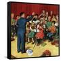 "School Orchestra", March 22, 1952-Amos Sewell-Framed Stretched Canvas