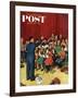 "School Orchestra" Saturday Evening Post Cover, March 22, 1952-Amos Sewell-Framed Giclee Print