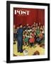 "School Orchestra" Saturday Evening Post Cover, March 22, 1952-Amos Sewell-Framed Giclee Print