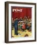 "School Orchestra" Saturday Evening Post Cover, March 22, 1952-Amos Sewell-Framed Giclee Print