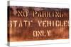 School Parking Sign-Mr Doomits-Stretched Canvas