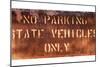 School Parking Sign-Mr Doomits-Mounted Photographic Print