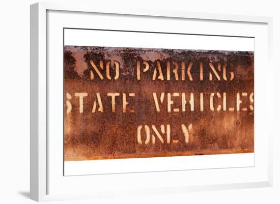 School Parking Sign-Mr Doomits-Framed Photographic Print