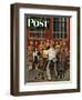 "School Pictures," Saturday Evening Post Cover, June 15, 1946-Stevan Dohanos-Framed Giclee Print