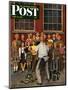 "School Pictures," Saturday Evening Post Cover, June 15, 1946-Stevan Dohanos-Mounted Giclee Print