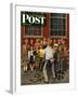 "School Pictures," Saturday Evening Post Cover, June 15, 1946-Stevan Dohanos-Framed Giclee Print