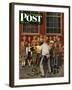 "School Pictures," Saturday Evening Post Cover, June 15, 1946-Stevan Dohanos-Framed Giclee Print