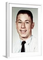 School Portrait of 14 Year Old Boy, Ca. 1966-null-Framed Photographic Print